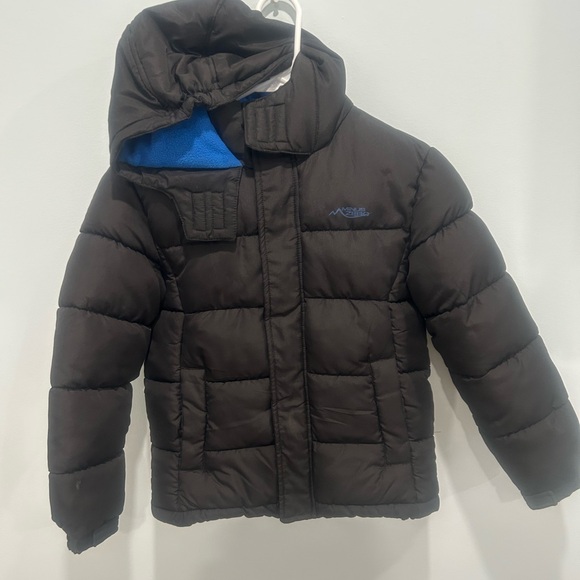 Kids Black Jacket with Blue Lining - Picture 2 of 4